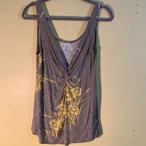 Sleeveless top. Viscose spandex blend. EUC. XL.